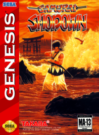 Samurai Spirits JP Sega Mega Drive JP box art